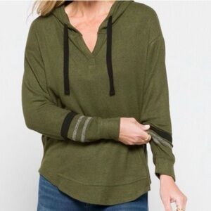 41 Hawthorn Mix Olive Green Hoodie Size M